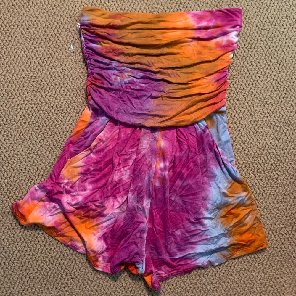 Tie dye romper